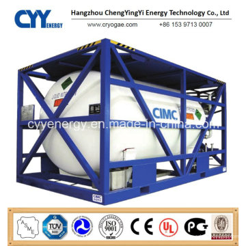 Contenedor de tanque criogénico de alta presión Lox LNG Lco2 Lin Lar